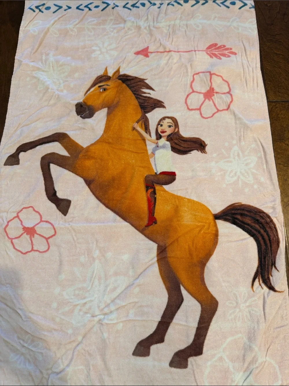 Dreamworks Spirit Horse Print Beach/Bath Towel